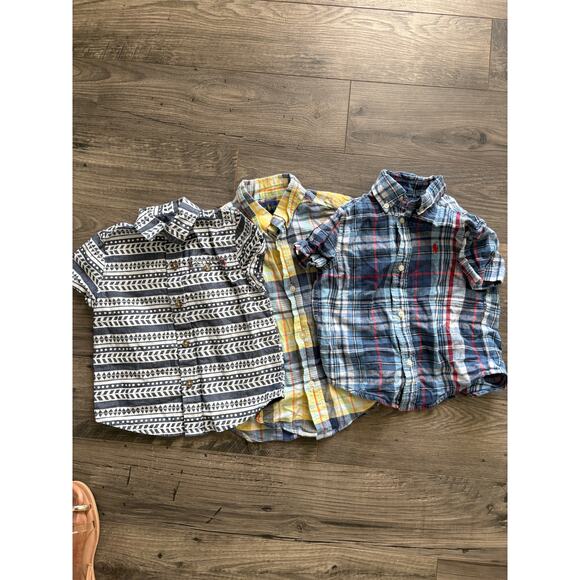 Bundle of 3 Boys' 3T Short Sleeve Button-Up Shirts - Picture 5 of 5